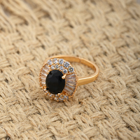Vente en gros à la mode dernière 14k et 10k or cubique zircon anneaux non ternis étanche réglable bague en or conception pour les femmes