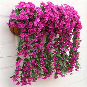 Fleurs artificielles en soie violettes Fengmei à suspendre au mur, 10 cm-30 cm, décoration de mariage - Product Image 5