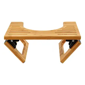 Tabouret d'apprentissage pliable en bambou, pour enfants en bas âge, aide de cuisine, nouveauté