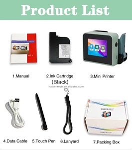 Mini impresora de inyección de tinta inteligente con fecha de caducidad inteligente, impresora portátil Digital de mano para impresión de código de lote con logotipo de caja - Product Image 6