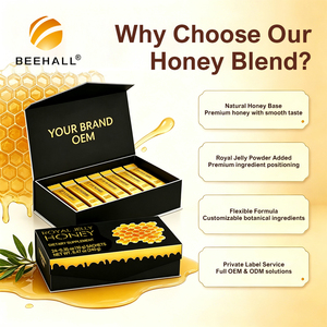 BEEHALL <span class=keywords><strong>Gelée</strong></span> <span class=keywords><strong>royale</strong></span> personnalisée en sachets individuels avec Ginseng Maca - Product Image 2