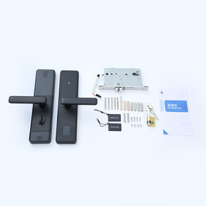 เว่ยซุน สมาร์ท โฮเทล ดอร์ล็อค J033 ล็อคอิเล็กทรอนิกส์อะลูมิเนียมอัลลอยด์ พร้อมการ์ดและกุญแจแบบกลไก สำหรับประตูรักษาความปลอดภัย - Product Image 4