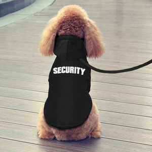 Toptan güzel pet köpek siyah gri giyim hoodie - Product Image 4