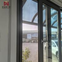 Fenêtres en aluminium à économie d'énergie, étanches et résistantes au vent, porte coulissante en verre, haute performance d'étanchéité, anti-vieillissement, service OEM