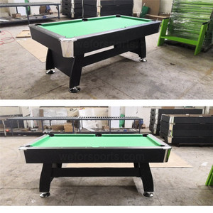 Table de billard/snooker/pool en MDF à prix d'usine pour 6ft, 7ft, 8ft, 9ft – Modèle convertible WF-PT101 - Product Image 3