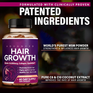 Cápsulas <span class=keywords><strong>de</strong></span> Biotina, Vitaminas para Cabello, Piel y Uñas, Salud y Bienestar, Suplemento Dietético, Energía, Refuerzo Inmunológico, Prebióticos Herbales, Sueño - Product Image 2