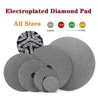 Tampons de polissage diamantés de qualité industrielle de 2/3/4/5/6 pouces pour le polissage du métal/verre/porcelaine/céramique