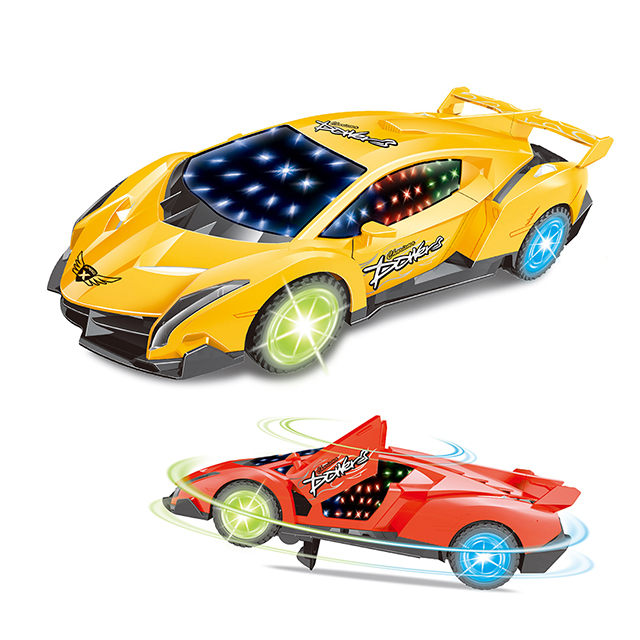 Высокое качество на батарейках электрические универсальные колеса игрушки автомобиль со звуком и светом для детей