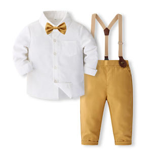 Usine 3 ans tout-petits vêtements de baptême <span class=keywords><strong>pour</strong></span> bébé garçon coréen personnalisé enfants vêtements garçons ensemble d'été - Product Image 6