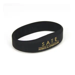 Parc aquatique Imperméable Classique 1K RFID bracelet de Silicone De prix étiquette Intelligente RFID Bande NFC bracelet