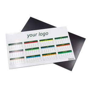 Calendrier aimanté pour réfrigérateur, promotionnel, personnalisé, immatériel immobilier, directement de l'usine, pas cher, 2025 2026 - Product Image 4