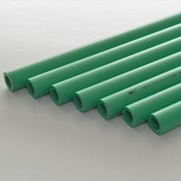 Tuyau PPR gris foncé PN20 20mm-110mm en polypropylène pour projets de plomberie commerciale