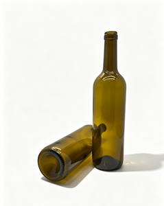 Bouteilles en verre à col long de qualité supérieure, vertes traditionnelles, 700 ml, 750 ml, pour Cabernet <span class=keywords><strong>Sauvignon</strong></span>, Chardonnay, Tequila - Product Image 5