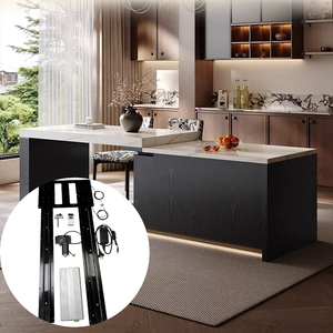 Îlot relevable rétractable - Extension télécommandée pour table de salle à manger en cuisine ouverte - Product Image 1