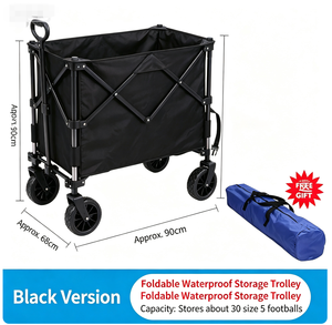 Carrello Portapalloni Impermeabile in Tessuto Oxford per Basket, Calcio <span class=keywords><strong>e</strong></span> Pallavolo, Mobile <span class=keywords><strong>e</strong></span> Trasportabile - Product Image 4