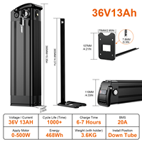 Memproduksi Baterai EBike 24V 20AH 36V 13AH 17.5AH 21AH 48V 28AH Isi Ulang dengan Casing Baterai Silverfish