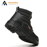 Bottes de sécurité OEM 2026 en microfibre et daim pour homme et femme, avec bouton rotatif, embout en acier anti-écrasement, taille 48