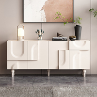 Console de salon et salle à manger moderne sur mesure 2026, buffet blanc, armoire de rangement, pour usage domestique et hôtelier