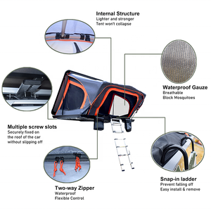 Desert Cruiser 4x4 Off-road Suv <span class=keywords><strong>Tente</strong></span> <span class=keywords><strong>de</strong></span> <span class=keywords><strong>toit</strong></span> Tentes <span class=keywords><strong>de</strong></span> <span class=keywords><strong>toit</strong></span> rigides en aluminium - Product Image 5