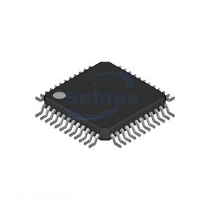 Data Acquisition 48 TQFP Exposed Pad MAX1196ECM Buy Online Electronic Components Authorized Distributor - Product Image 1