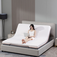 Twin Xl télécommande sans fil Usb zéro gravité Anti-ronflement électrique moderne réglable Massage lit de Base cadre