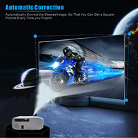 Q5 Projektör 2026 Video 4k Destekli Yerel 1080P Akıllı WIFI Ev Sineması LCD Kablosuz 600 Ansi Lümen Projektör