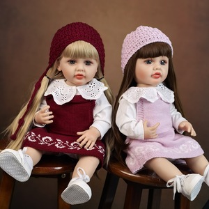 Muñeca <span class=keywords><strong>de</strong></span> bebé realista <span class=keywords><strong>de</strong></span> <span class=keywords><strong>silicona</strong></span>, muñecas recién nacidas <span class=keywords><strong>de</strong></span> 22 pulgadas, precio al por mayor, juguete para niñas pequeñas, muñecas para niños - Product Image 4