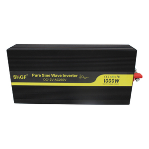 เครื่องแปลงไฟพลังงานแสงอาทิตย์ Guangfa ได้รับการรับรองมาตรฐาน CE กำลังไฟ 1000W 12V 24V 42V AC230V คลื่นไซน์บริสุทธิ์ ช่องสัญญาณเดียว 50/60Hz รุ่น GF-1000W-12V/24V/42V - Product Image 2