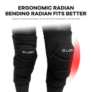 Sıcak satış SBR dokuma diz desteği diz muhafızları neopren voleybol diz pedleri - Product Image 6