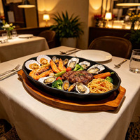 Poêle Teppanyaki en fonte compatible induction, ensemble d'ustensiles de cuisine en fonte, Panelas De Ferro Fundido, Marmite De Cuisine