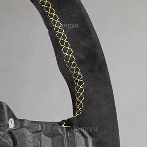 Actualización de volante Alcantara para <span class=keywords><strong>BMW</strong></span> E12 E28 E34 E39 E60 E61 F10 F11 F07 G30 <span class=keywords><strong>G31</strong></span> G60 G61 E24 E63 E64 F06 F12 F13 G32 - Product Image 2