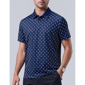 Mens Golf Polo Shirt 3-Pack Performance Moisture Wicking Short Sleeve Active Wear For Golfing Sport Outfit - Product Image 5