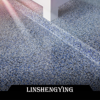 LSY 20/40 Lb Orbit Epoxy Blend Color Chips Décorations en paillettes pour peinture époxy polyaspartique pour revêtement de sol en béton de garage