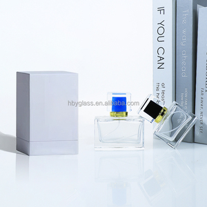 ขวดน้ำหอมแก้วเปล่าทรงสี่เหลี่ยม ขวดบรรจุภัณฑ์ตัวอย่าง น้ำหอม น้ำมันหอมระเหย โลชั่น พร้อมฝาหลากสี - Product Image 4