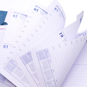 Stampa personalizzata <span class=keywords><strong>365</strong></span> <span class=keywords><strong>giorni</strong></span> morbida pelle PU A5 Planner quotidiano per Notebook rilegatura per cucire <span class=keywords><strong>con</strong></span> indice - Product Image 3