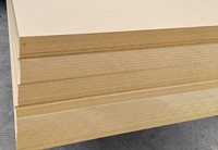 Panneau MDF moderne de haute qualité E0 Panneaux de fibres de meubles écologiques pour armoires de cuisine Papier mélaminé