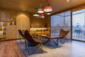 Hiện Đại Khung Thép Cấu Trúc Nhà Với Thiết Kế Bằng Gỗ Ánh Nắng Mặt Trời Container Di Động Hoạt Động Cho Mall Trực Tiếp Nhà Sản Xuất Bán Hàng - Product Image 5