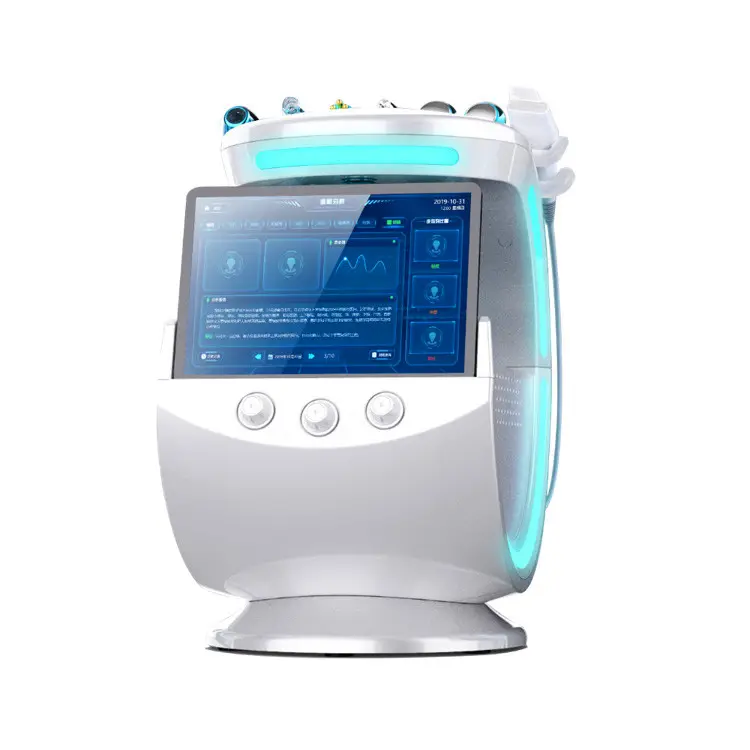 Precio mayorista 7 en 1 máquina hidrofacial oxígeno Jet Peel máquina de microdermoabrasión