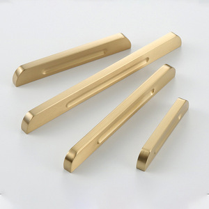 Poignées de <span class=keywords><strong>meuble</strong></span> en laiton massif à <span class=keywords><strong>montage</strong></span> en surface, poignées minimalistes pour armoire, placard à chaussures, cuisine et tiroirs - Product Image 4