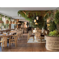 Ensemble de meubles de restaurant d'hôtel moderne, ensemble de tables et de chaises de restaurant, meubles de restaurant d'hôtel, tables et chaises