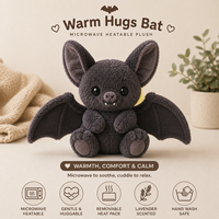 Peluche Éléphant Chauffante Personnalisée pour Micro-ondes, Douce et Lestée, Cadeau Confortable pour la Vente en Gros