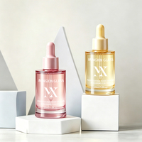Flacon compte-gouttes en verre pour huile essentielle cosmétique de luxe personnalisé 30 ml