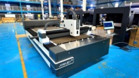 Máquina Láser Híbrida de Fibra y CO2 Jowuey, Máquina de Corte Láser de Doble Cabezal con Láser de CO2 y Láser de Fibra para Metal, Acrílico y Madera