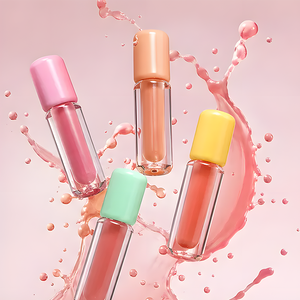 Gloss à lèvres brillant de haute qualité, couleurs assorties, facile à appliquer, texture crémeuse, emballage personnalisé - Product Image 4
