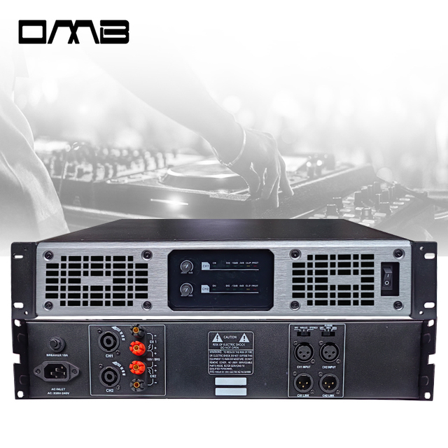 TX400 Sound Dj Class d 2 Channel Subwoofer 400 Watts Power Amplifier Audio