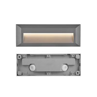 Lampe d'extérieur 2W étanche IP65 pour escalier, applique murale LED en PC à montage en surface pour jardin, vente en gros