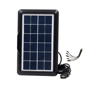 Портативная солнечная панель 6 в 2 Вт по низкой цене, мини солнечная панель для аварийного солнечного зарядного устройства, сотового телефона, светодиодная солнечная панель