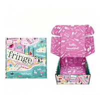 Cajas de Embalaje Corrugadas con Fondo Automático, Impresión Completa en Exterior e Interior, para Moda Rápida, Jeans y Paquetes Pesados