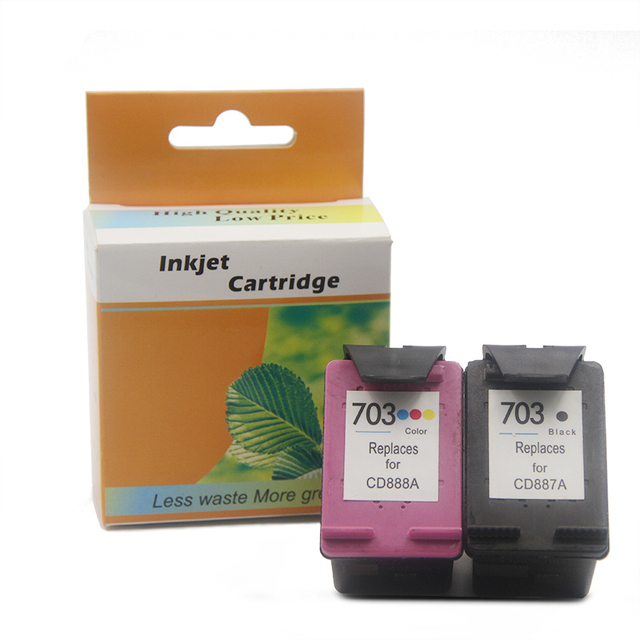 OCBESTJET LY-703 Ink Cartridges for HP Deskjet F735 D730 K109a K209a K510a Printer
