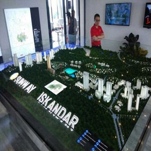 Modèle de bâtiment en plastique ABS LiMeil, conception architecturale moderne personnalisée pour les places et les centres commerciaux, planification foncière - Product Image 6